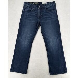T.K. Axel Men's Slim Bootcut Jeans 34x30 Dark Wash Stretch Denim #WearHarder